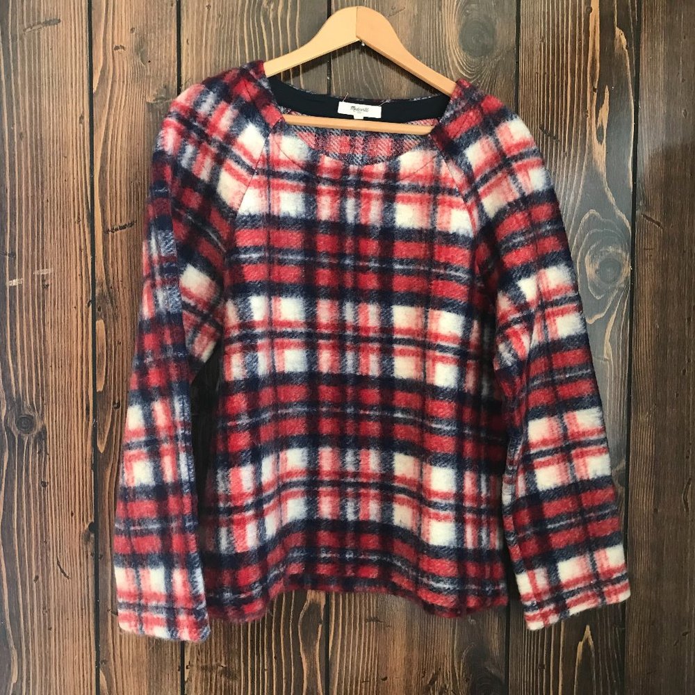 Madewell Wool plaid sweater